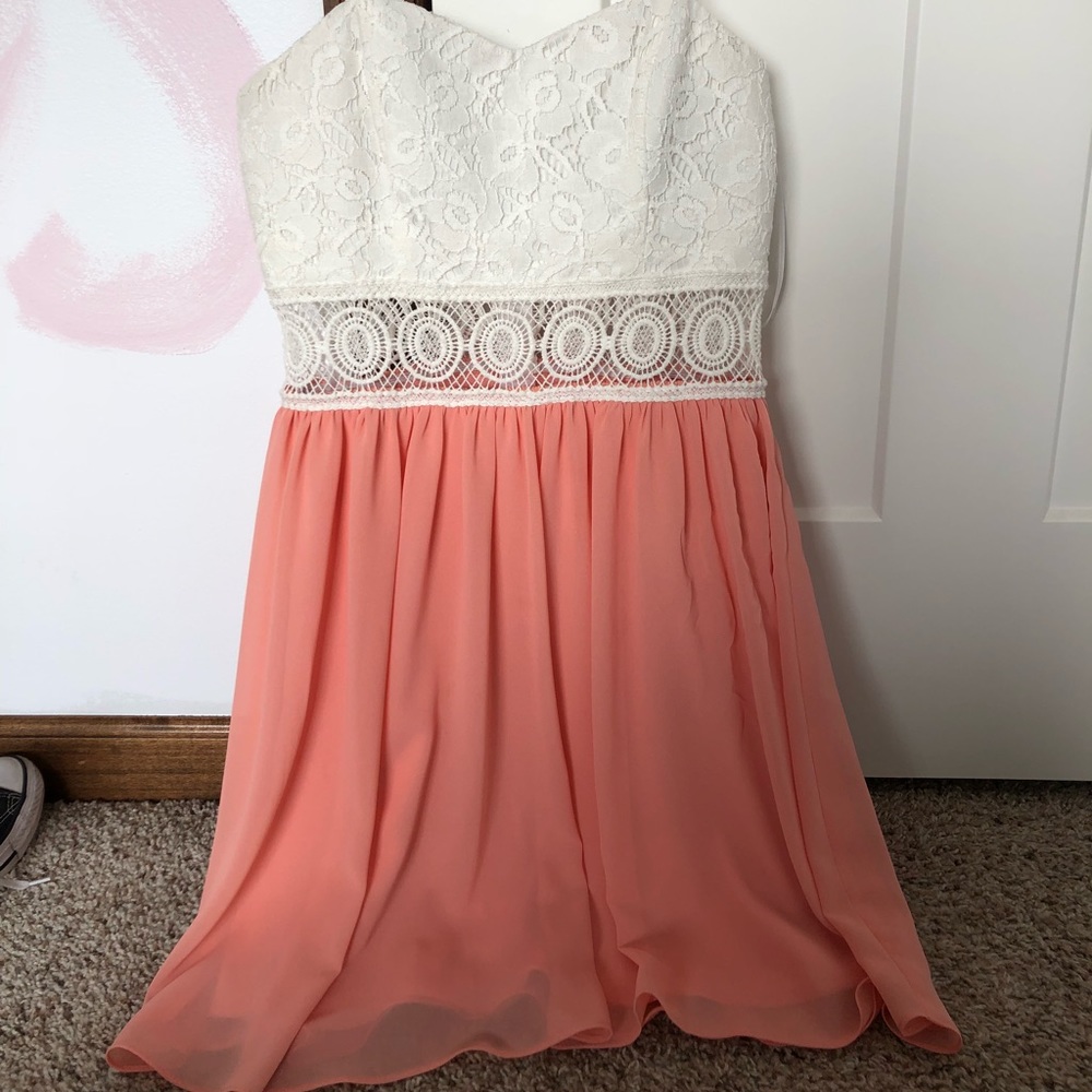 White and Pink dress